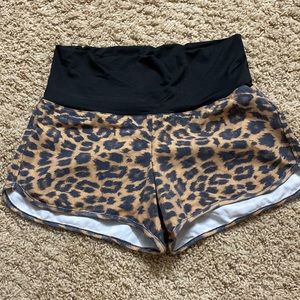 Leopard shorts